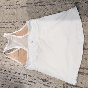 Lululemon Deep V Style Tank White